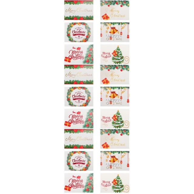 Set di 24 biglietti di ringraziamento ad acquerello con buste e adesivi, 6 disegni in oro sventato biglietti di auguri di ringraziamento buste rotonde adesivi per matrimonio, laurea, baby shower