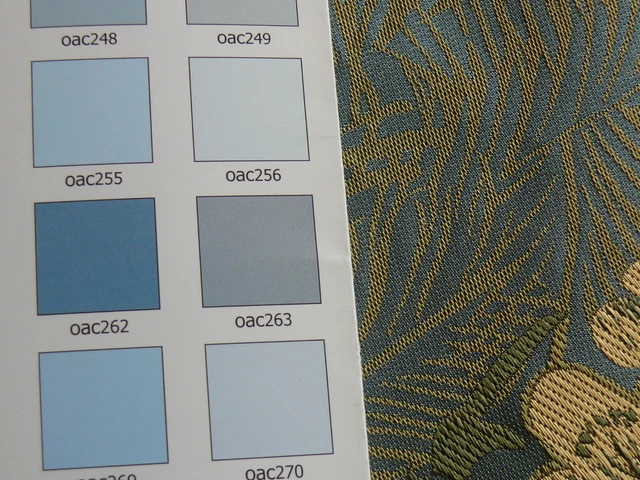 Kravet Coutour Imperial Kimono Silk Lampas Mineral Blue Bty Msrp$270/Y 5