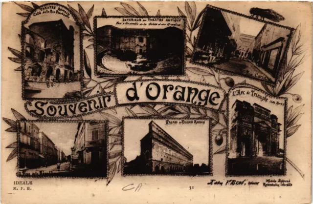 CPA Souvenir d'ORANGE (511872)