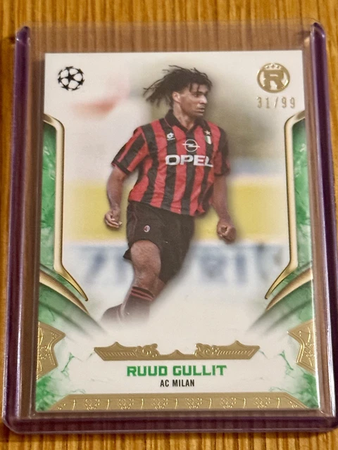2024-25 TOPPS REVERENCE UEFA - Ruud Gullit - AC Milan - Green /99 