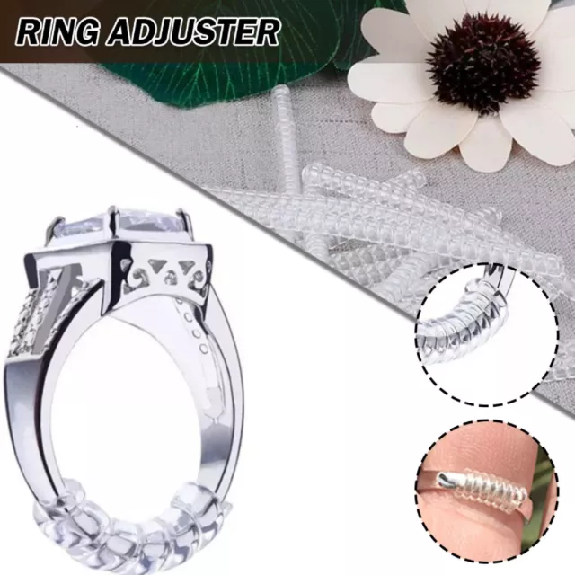 Ring Size Adjuster Reducer Spiral Invisible Snugs Guard Jewellery Resizer Tool
