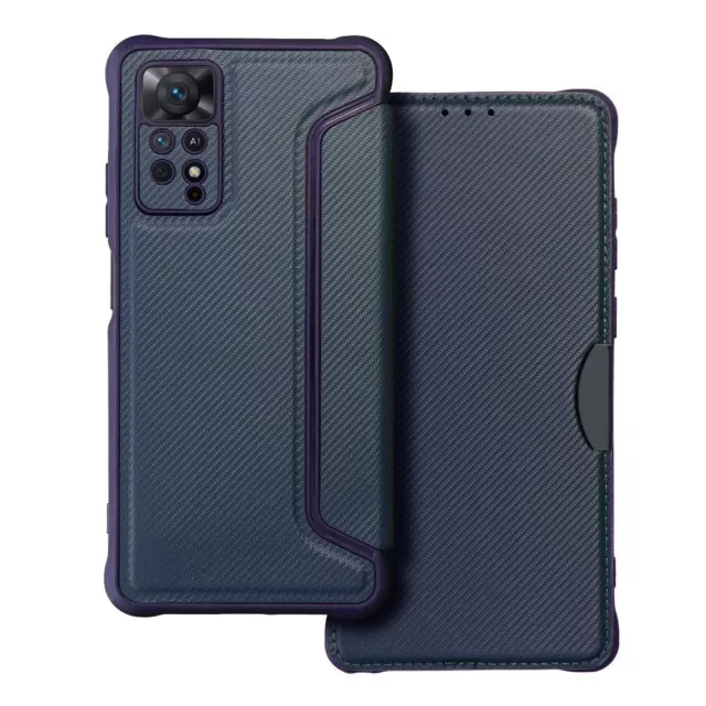 Funda Libro Magnética Antigolpes para Xiaomi Redmi Note 11 Pro / 11 Pro 5G Azul