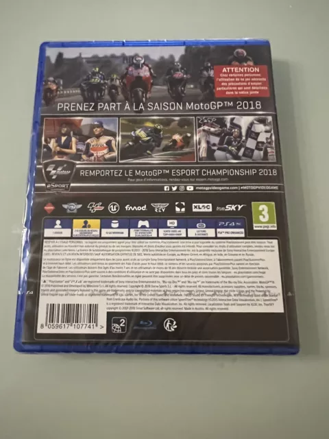 jeu playstation 4 ps4 neuf blister moto gp 18 2018 grand prix pilotage 3