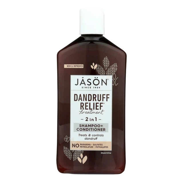 Jason Natural Products Shampoo and Conditioner - Treatment - Dandruff Relief - 1