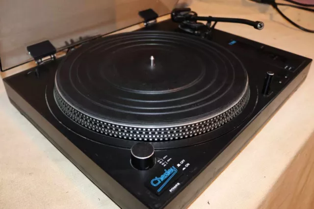 en l'état pour pièces platine vinyle DJ matériel hi-fi chesley tc200 2