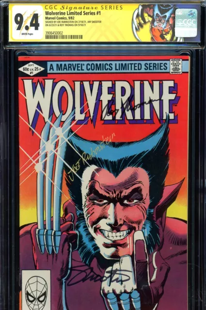 Wolverine Limited Series #1 CGC GRADED 9.4 - SIGNATURE SERIES - triple signed