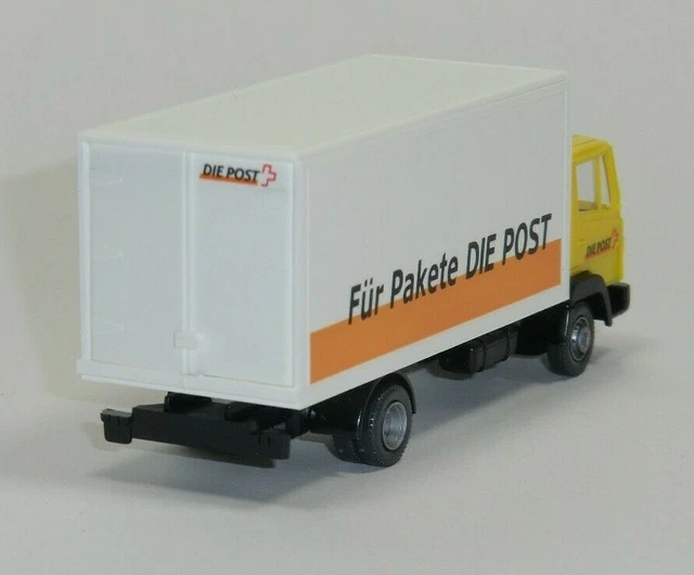 Wiking - MB 814 Kofferaufbau "Für Pakete die Post", Schweiz PTT, 1:87 - N807/A9 4
