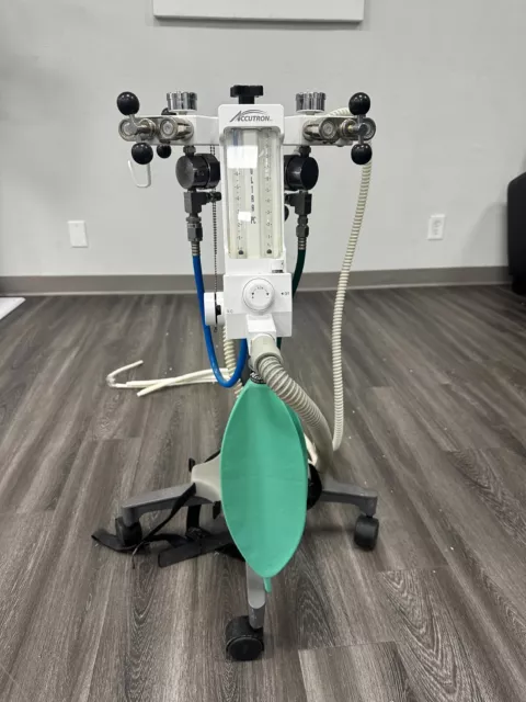 Accutron Ultra PC Dental Nitrous N2O Flowmeter Mobile Unit