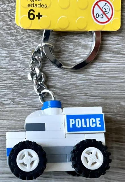 Lego Schlüsselanhänger, Keychain, Polizeiauto NEU OVP 2