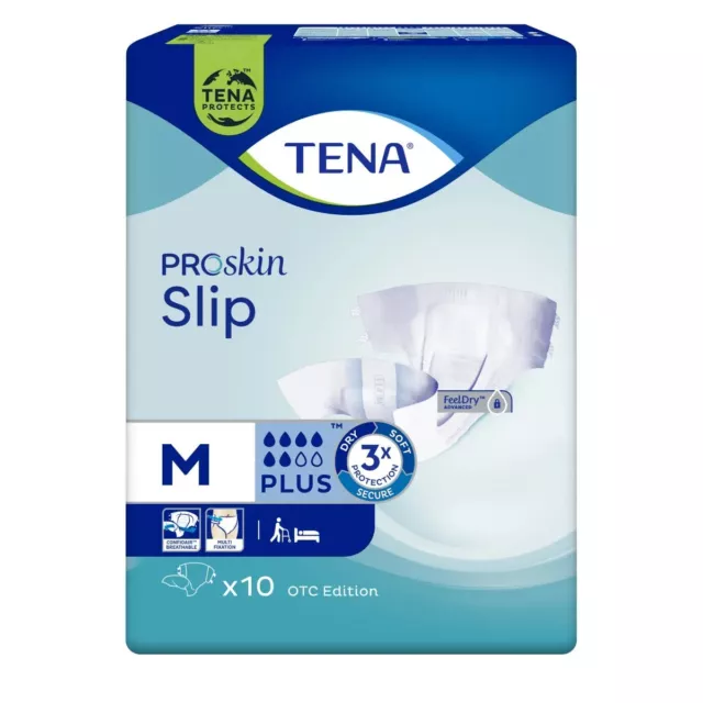 Tena Anti Deslizante Proskin Plus Incontinencia Bragas para Ancianos Tamaño M