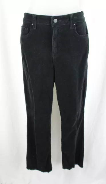 Velvet By Graham & Spencer Black Cotton Blend Mid Rise Corduroy Jeans Size 31