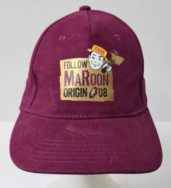 XXXX Gold Official Follow Maroon Origin 08 Hat Cap Adjustable Pre-Owned