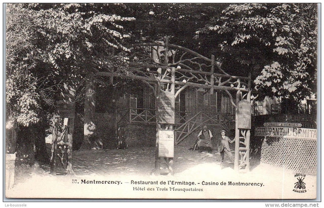 95 MONTMORENCY - restaurant de l'ermitage - casino de Montmorency.