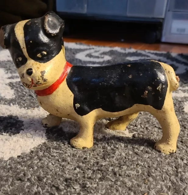 Boston Pup Cast Iron Dog Doorstop