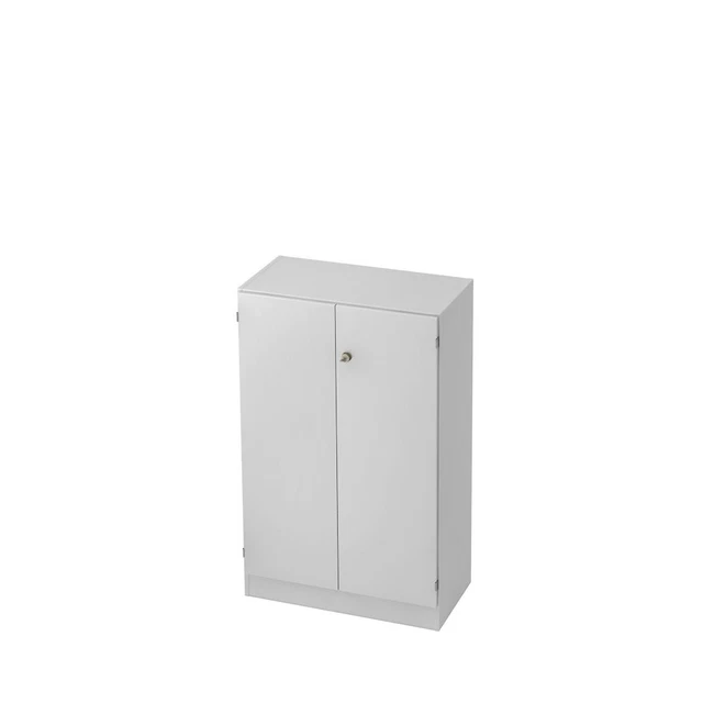 Aktenschrank  3 OH  B 800 x T 420 x H 1270 mm  abschließbar  lichtgrau