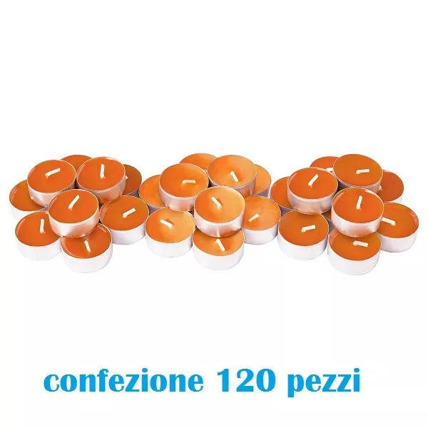 Set 120 Pezzi Candele Viola Profumate Fragranza Lavanda Tealight