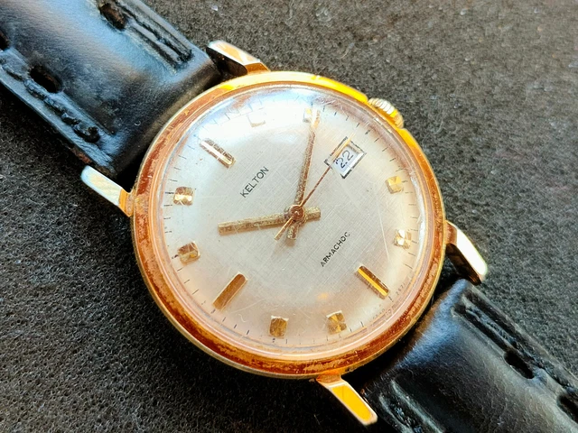 Ancienne Montre Mécanique Kelton, Mouvement Manuel, Référence 06595J, Homme/femme