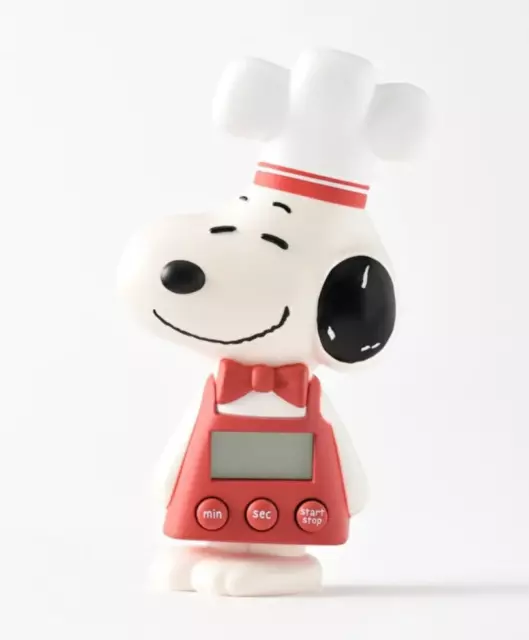 PEANUTS Snoopy Minuterie de cuisine Aimant de couleur rouge Authentique