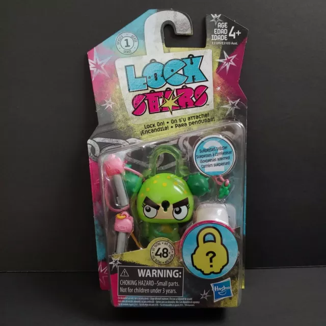 Lock Stars Green Cactus Monster Figure Series 1 Surprise Inside Sealed New #20