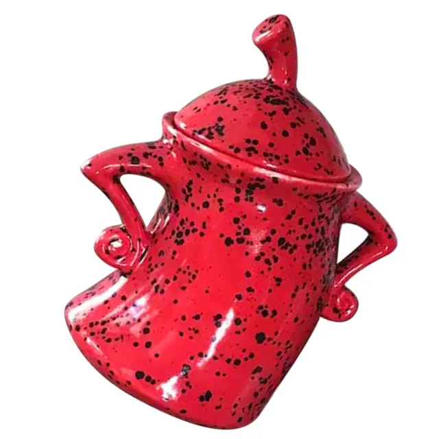 Desktop Mug Ornament Easy To Store Drop-Resistant Sturdy(Red) 2BB
