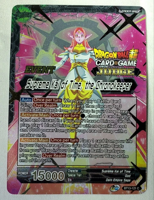 SUPREME KAI OF Time Supreme Kai of Time, the Chronokeeper (Judge Card) -  Mint $74.00 - PicClick