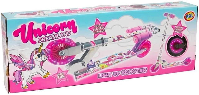 Ozbozz sv13988 unicorn scooter with 2 light up wheels online