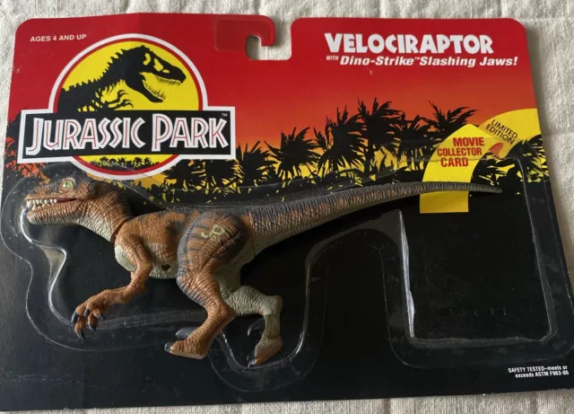 VINTAGE 1993 KENNER JURASSIC PARK Velociraptor