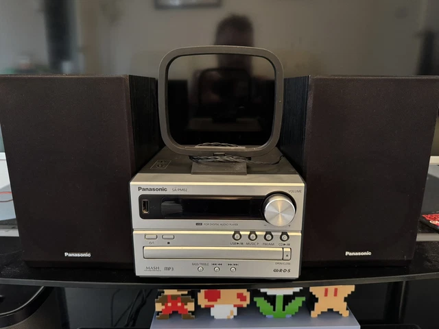 Panasonic SA-PM02 CDプレーヤー USB AUX FM/AM Panasonic SA-PM02 CD Stereo System - YouTube