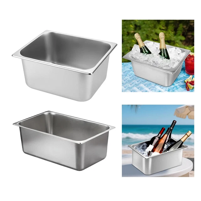 Seau à Glace LETANG REMY Inox 18/10 - Pour Champagne Ou Vin, H21 Cm, Made In France