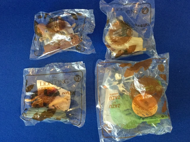 The Lion KIng 2019 McDonald Happy Meal Toy Lot Simba Nala Rafiki Zazu ii