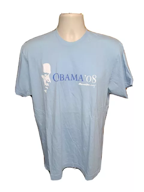 2008 Barack Obama Adult Large Blue TShirt