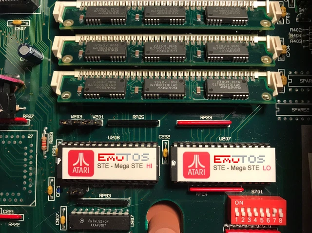 Disque 33 T Atari MEGA STE GAL FPU 68881/68882 (1 Pc. ) Motorola MC 68882 (1 Pc. Optional Carte Audio - Foto 6