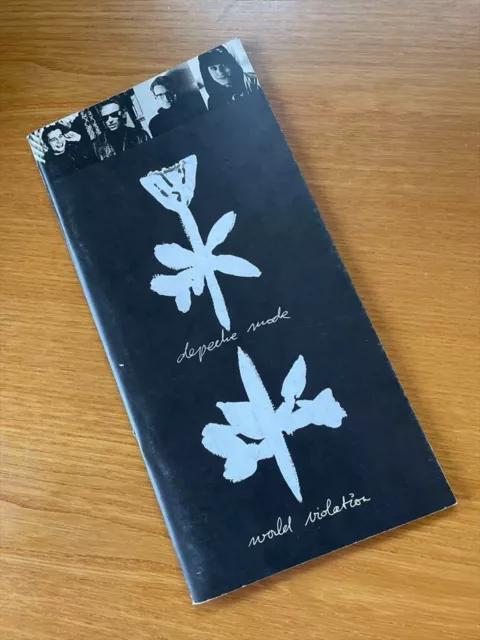 Depeche Mode 1990 World Violation Tour Concert Program Book Booklet brochure