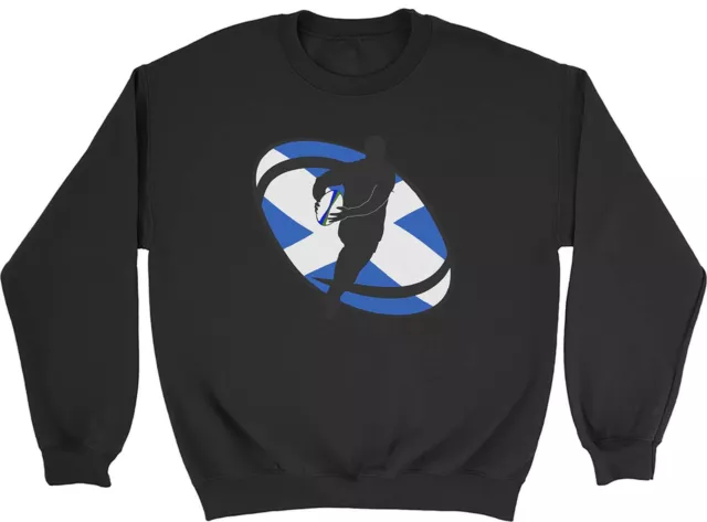 Rugby Scotland Mens Womens Sweatshirt Jumper