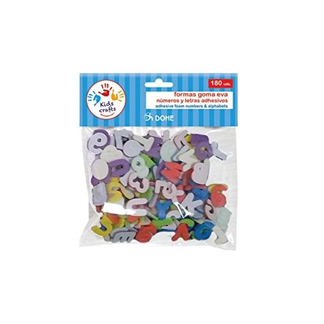 DOHE 18118 Confezione di 180 forme adesive, gomma Eva - NUOVO