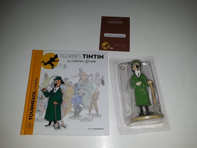 Figurine Tintin #57 – Tournesol En Patins – Collection Officielle Hergé/Moulinsart – Résine