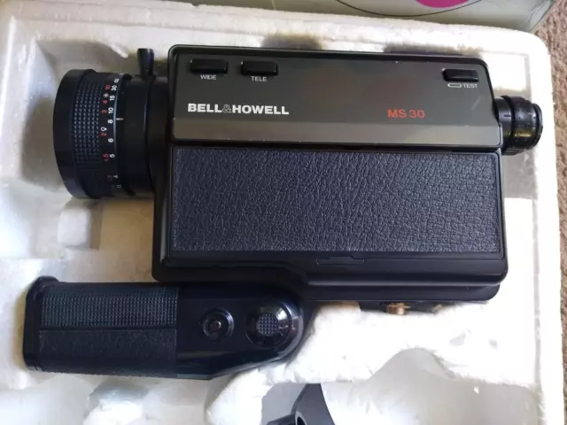 1980 Bell & Howell Ms 30/Ms30 Xl Zoom Camera *Parts/Broken/Repair 2