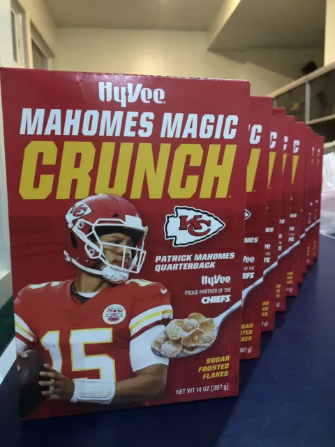 UNOPENED MINT CONDITION Patrick ‘Mahomes Magic Crunch’ Cereal 1 BOX SB MVP?