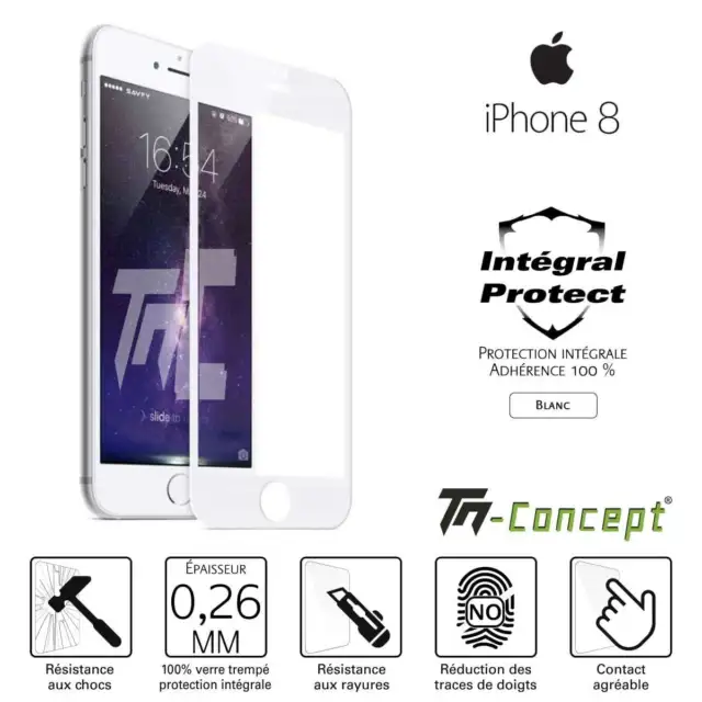Protège écran TM CONCEPT Verre trempé teinté - Apple iPhone 11