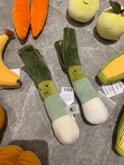 40cm Simulation Leek Onion Stuffed Plush | Vegetable Throw Pillow For Anime Cosplay & Home Decor