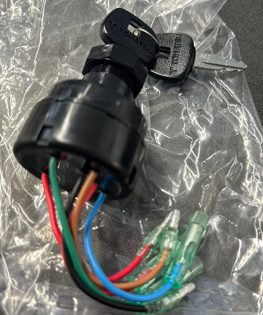 GENUINE TOHATSU OUTBOARD Ignition Key Switch & 2x Keys (Key # 302) £69. ...