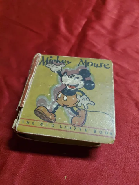 Mickey Mouse #717 1933-Whitman Big Little Book- Chubby Mickey cover,2nd Print.