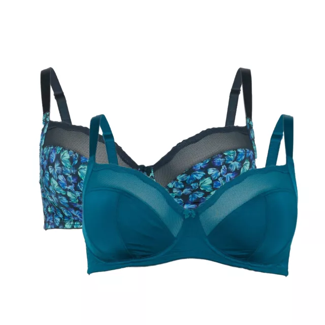 Gorgeous  Sujetador Mariposa para Mujer  Pack de 2 (DH3521)