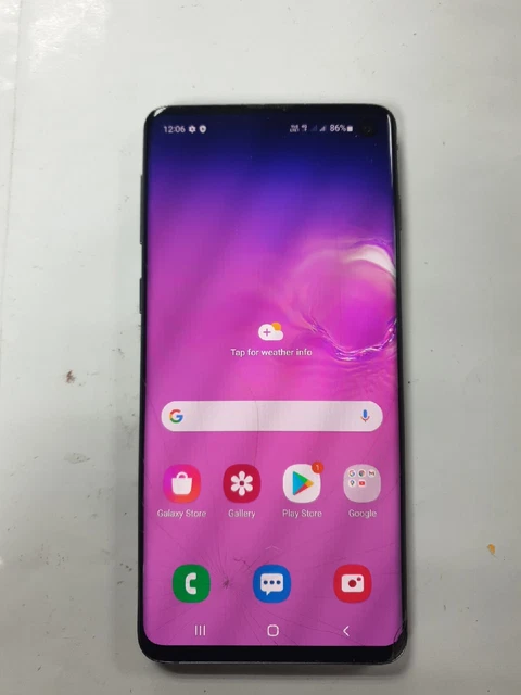 SAMSUNG GALAXY S10 SCHERMO DANNI leggere descrizione COMPLETAMENTE FUNZIONANTE 966