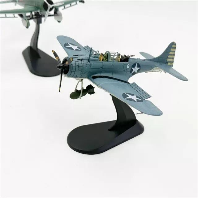 Model Wltk WWII US NAVY SBD Dauntless Carrier Dive Bomber 1/72 Diecast Aircraft