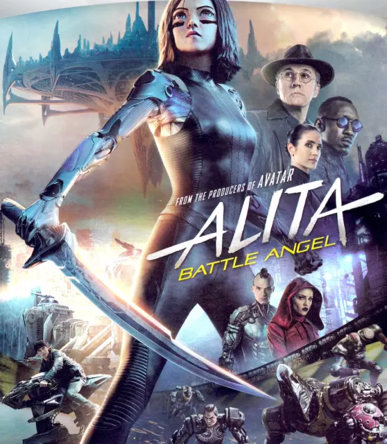 Neuf Alita Battle Angel 3D (2019) - Disque Only En Plastique Transparent 2