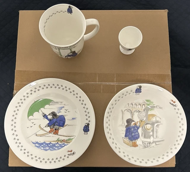 PADDINGTON BEAR FOUR Piece by Coalport $34.40 - PicClick CA
