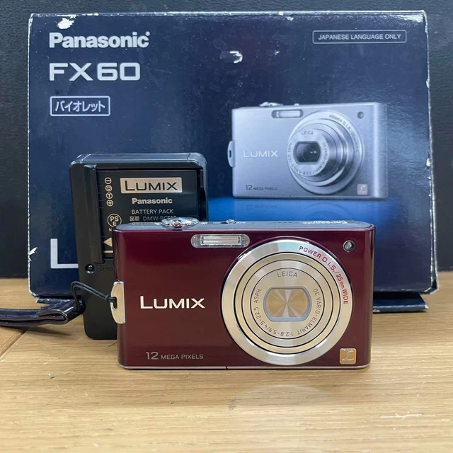 PANASONIC LUMIX DMC-FX60 Violet Purple $221.15 - PicClick CA
