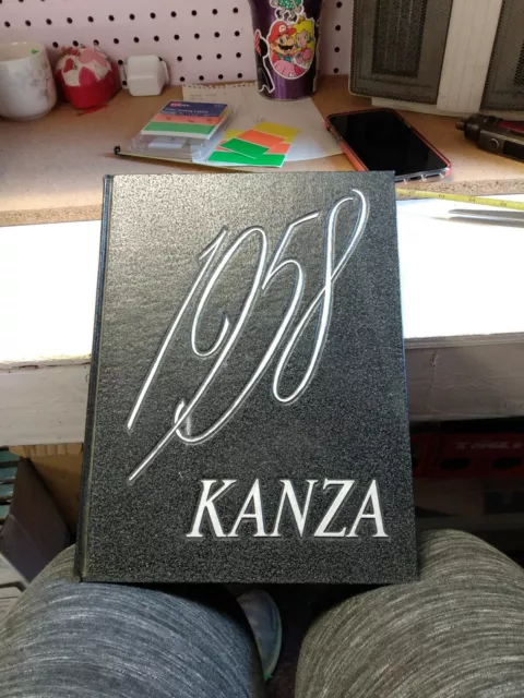 1958 "Kanza" - Kansas State Teacher's College Yearbook - Pittsburg, Kansas eg