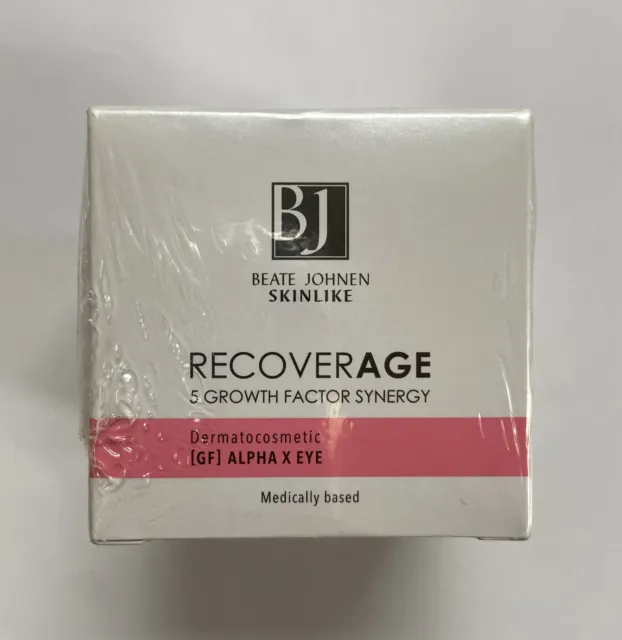 Beate Johnen RecoverAge Dermatocosmetic Alpha X Eye Augencreme 30 ml Neu + OVP